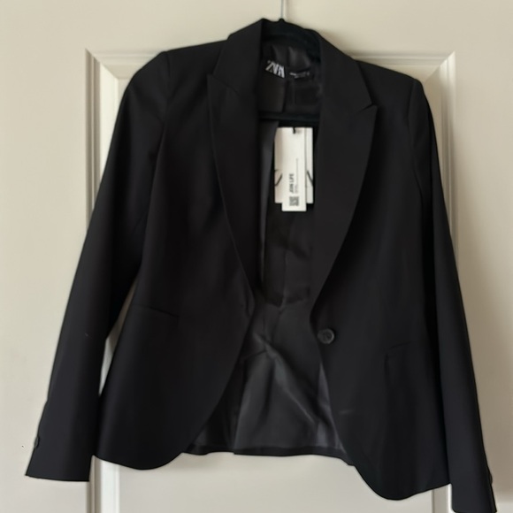 NWT Zara basic blazer Size 2 - Picture 4 of 9